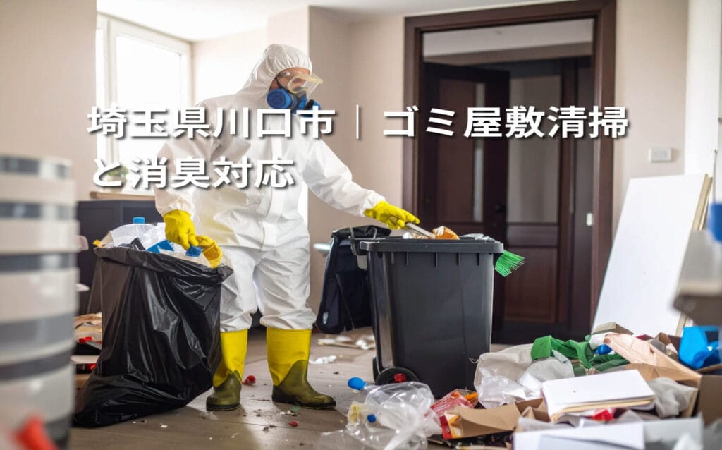 埼玉県川口市｜ゴミ屋敷清掃と消臭対応