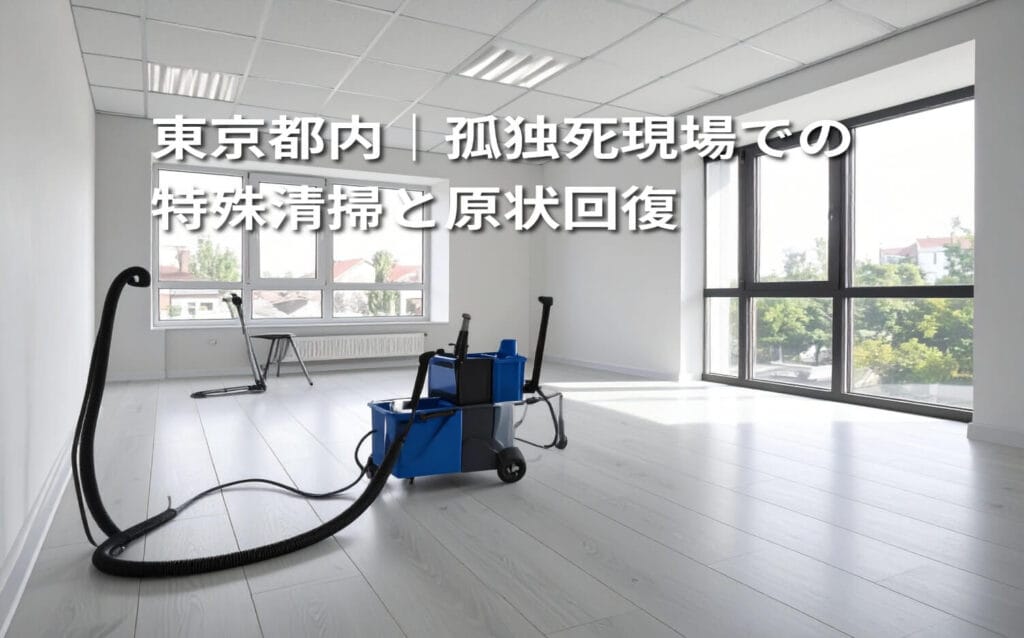 東京都内｜孤独死現場での特殊清掃と原状回復