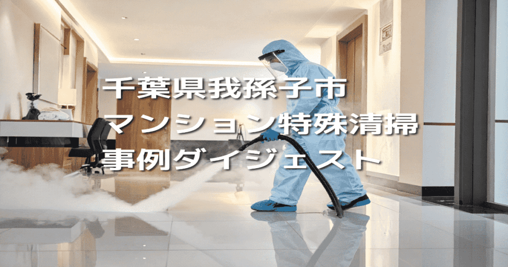 千葉県我孫子市マンション特殊清掃事例ダイジェスト