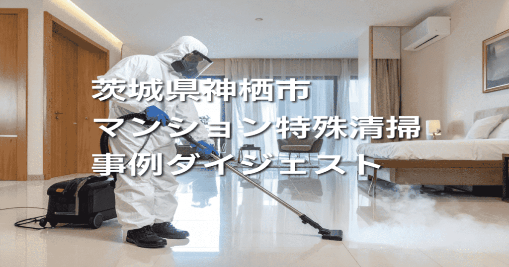茨城県神栖市マンション特殊清掃事例ダイジェスト