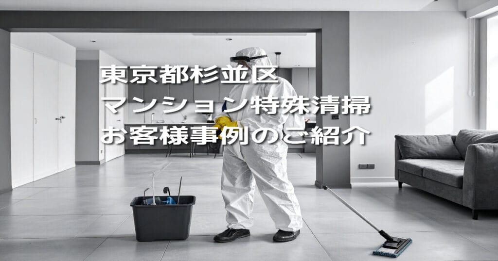 【東京都杉並区｜マンション特殊清掃】お客様事例のご紹介