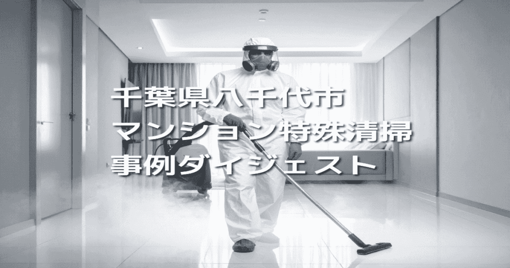 千葉県八千代市マンション特殊清掃事例ダイジェスト